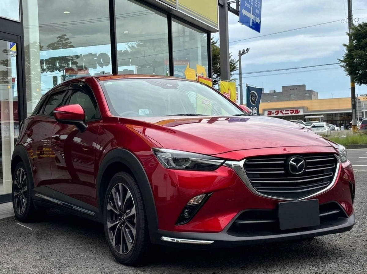 2019 Mazda  CX-3 Compact SUV – 2.0L Fuel-Efficient Gasoline | 18-Inch Alloy Wheels | Only 24k km | No Repair History | Premium Soul Red 5-Seater Crossover